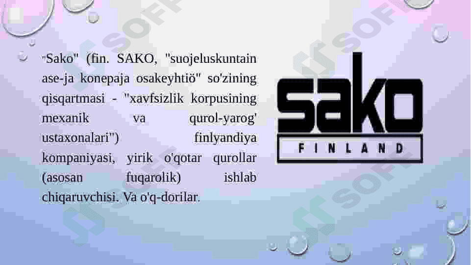Sako quroli 2