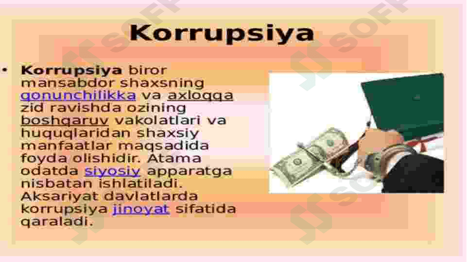 Korrupsiyaga qarshi birga kurashamiz. 2