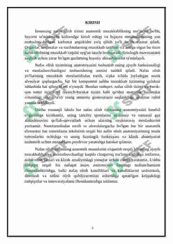 Nafas olish sistemasi 2