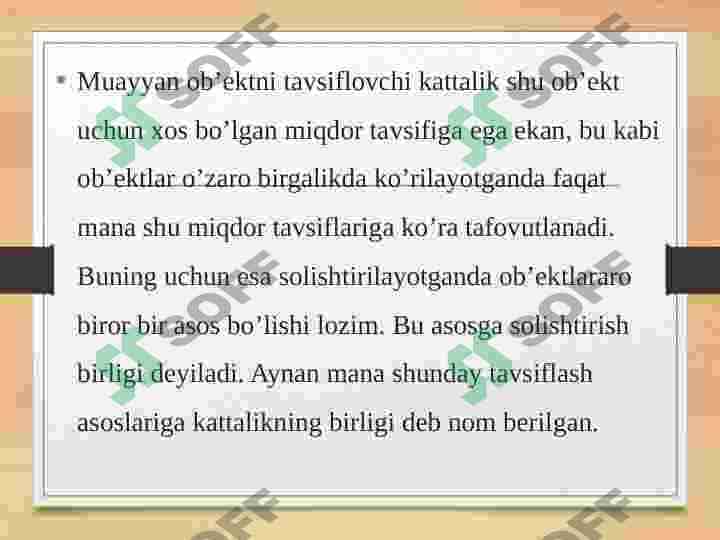 Birliklar va ular haqida umumiy malumotlar 2