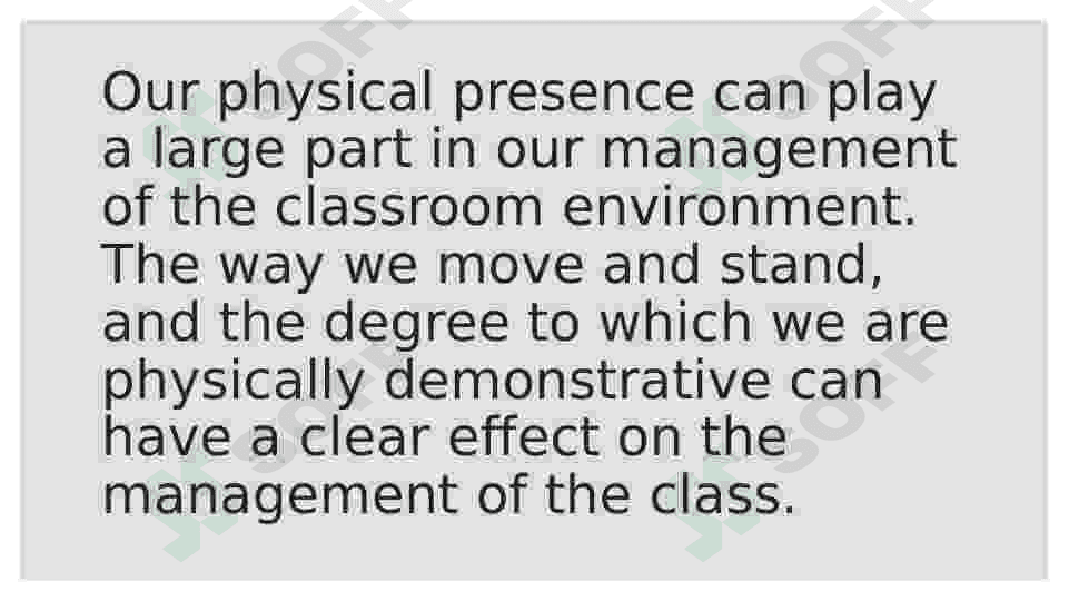 Teacher's presence 2