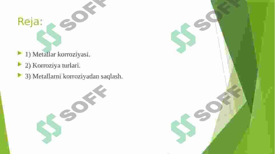 METALLAR KORROZIYASI 2