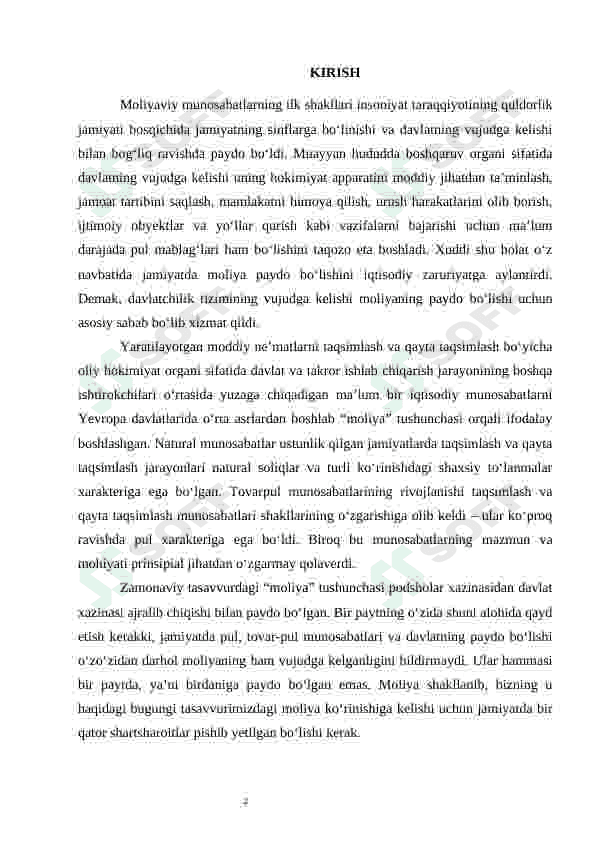 MOLIYA MEXANIZMI 2