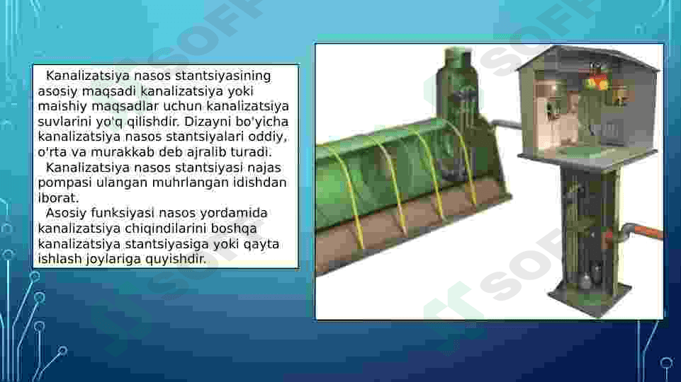 Kanalizatsiya nasos stansiyalarining alohida turlari 2