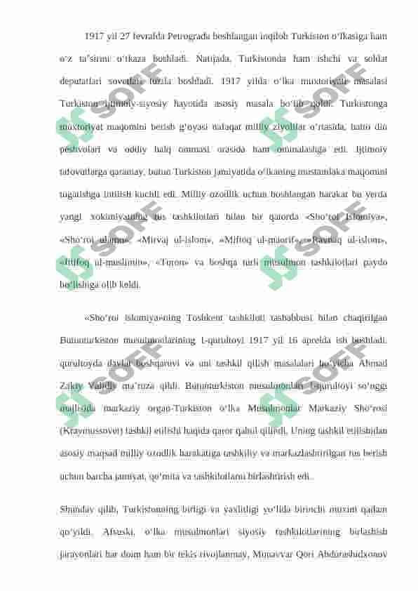 Sovet mustabid tuzumi sharoitida milliy davlatchilik uchun kurash 2