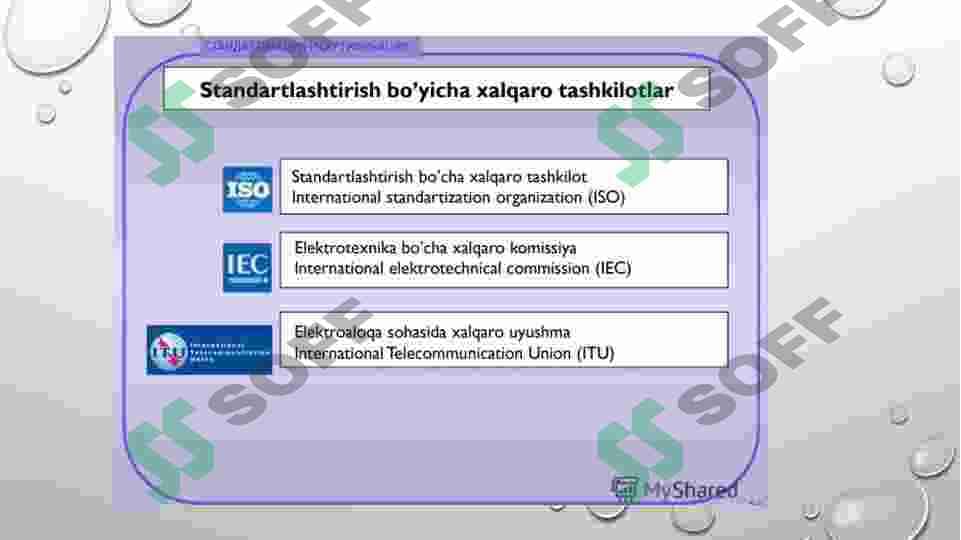 Metrologiya va standartlashtirish bo’yicha xalqaro tashkilotlar 2