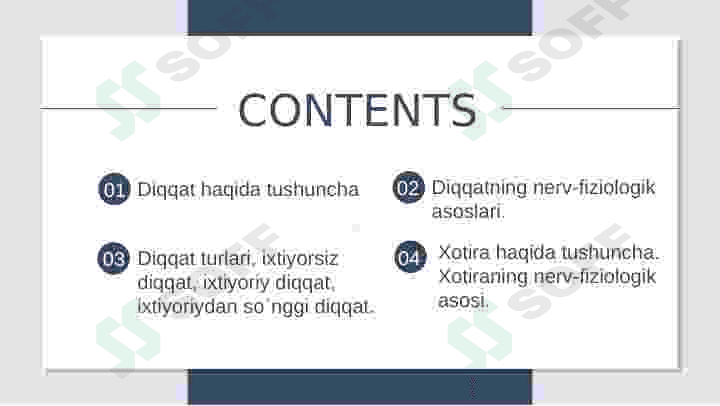 Diqqat va Xotira 2