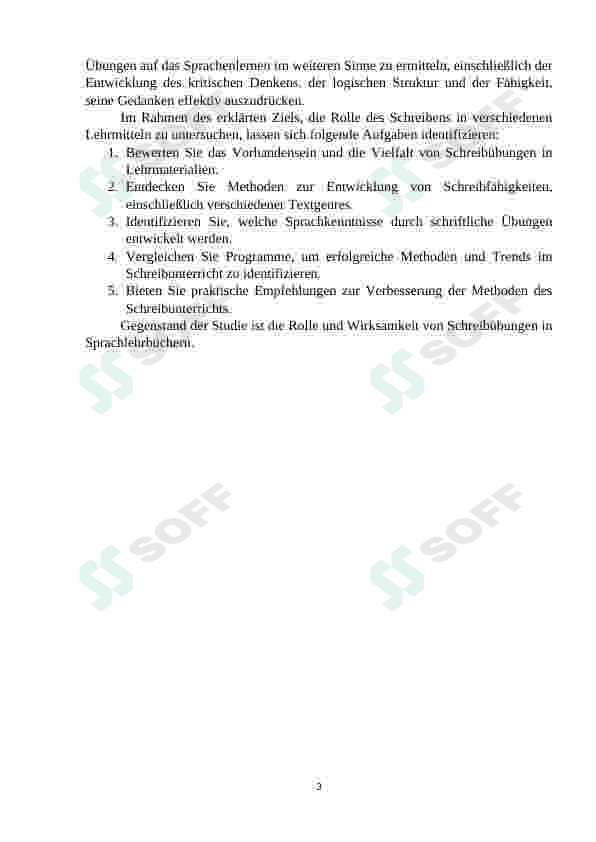 Die Rolle des Schreibens in verschiedenen Lehrwerken 3