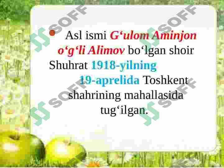 Shuhrat. Mardlik afsonasi 3