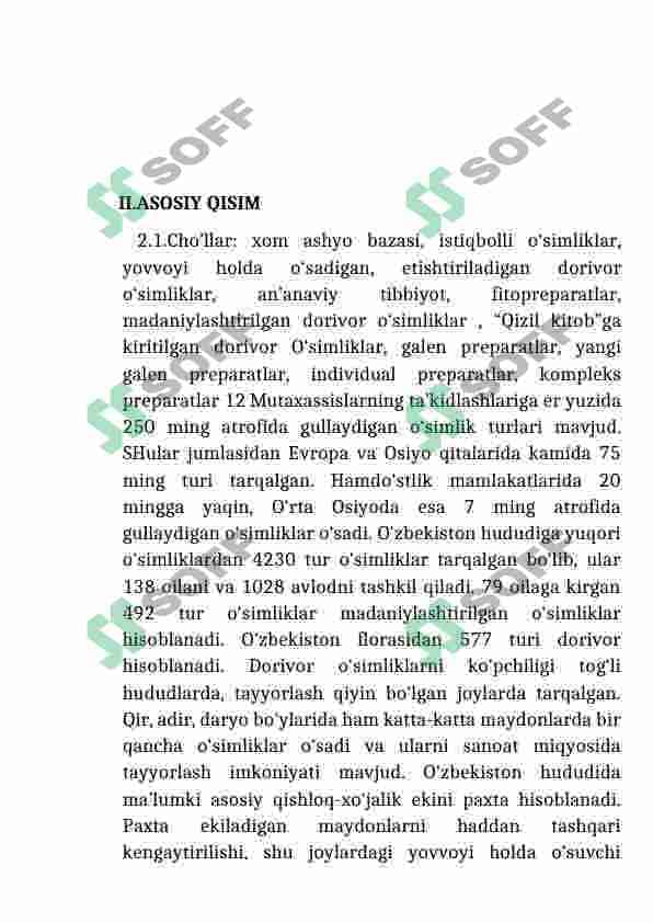 O'rta Osiyo cho’llaring Dorivor O'simliklari 3