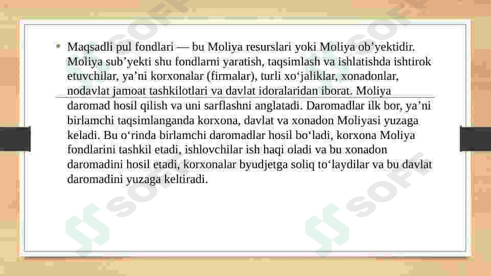 Zamonaviy moliya : Moliya 3