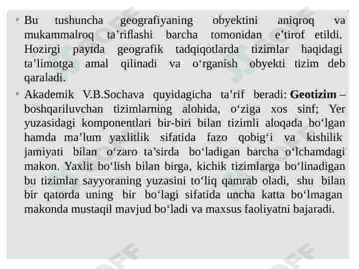 Geotizimlarni ajratish va geoekologik baholash 3