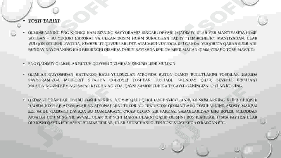 OLMOS TAVSIFI, XUSUSIYATLARI, TURLARI, QO'LLANILISHI 3