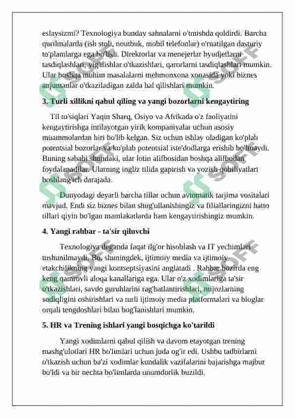 Yetakchilikni rivojlantirishda ta'sir etuvchi omillar 3