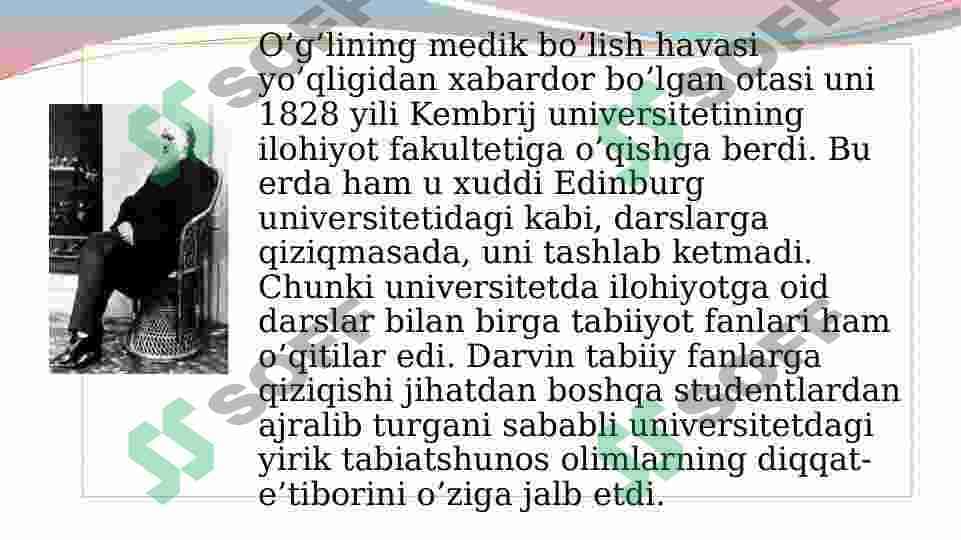 Charlz Darvinning hayoti va faoliyat 3