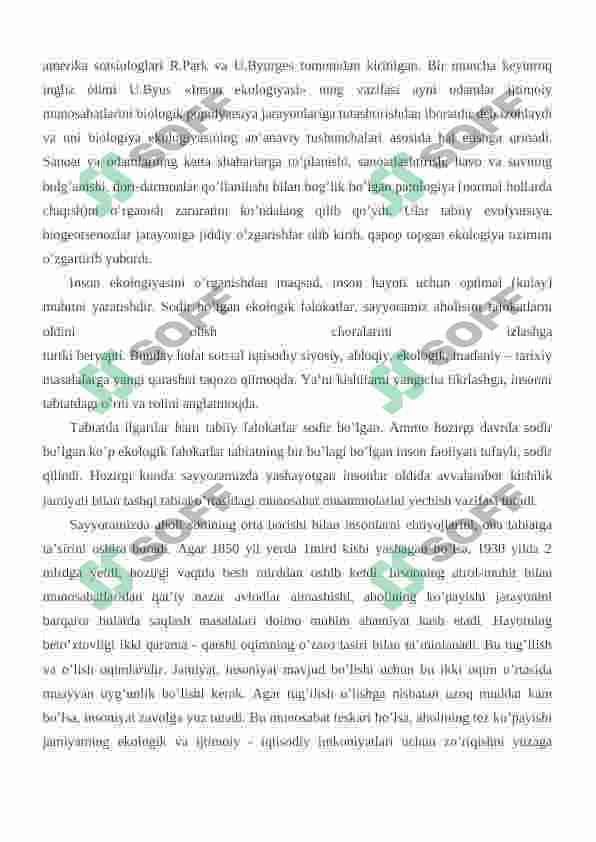 Inson ekalogiyasi 3