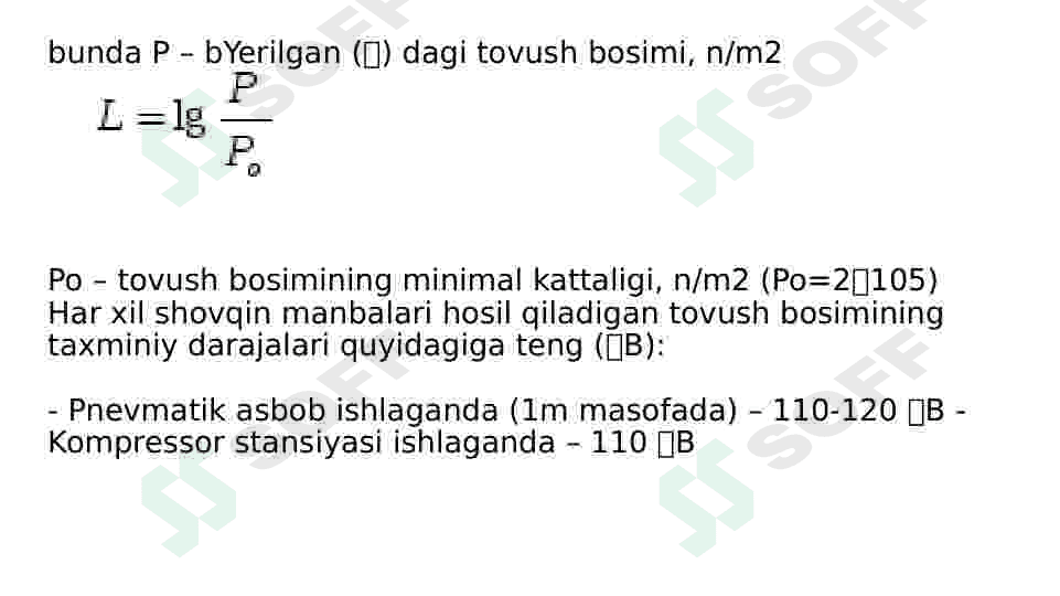 Korxonalarda shovqin va tebranishli vaziyatlarni tekshirish va baholash 3