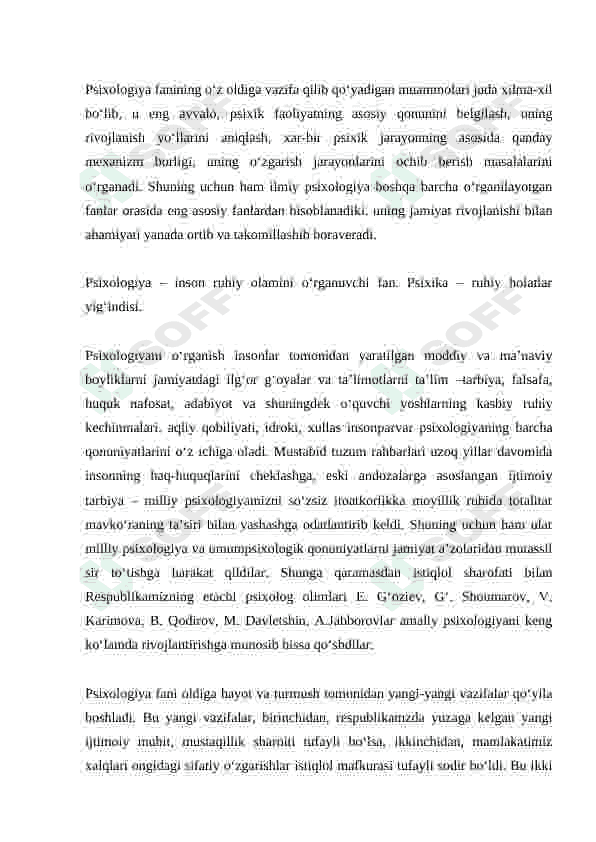 Psixologiya fanining predmeti va vazifalari 3