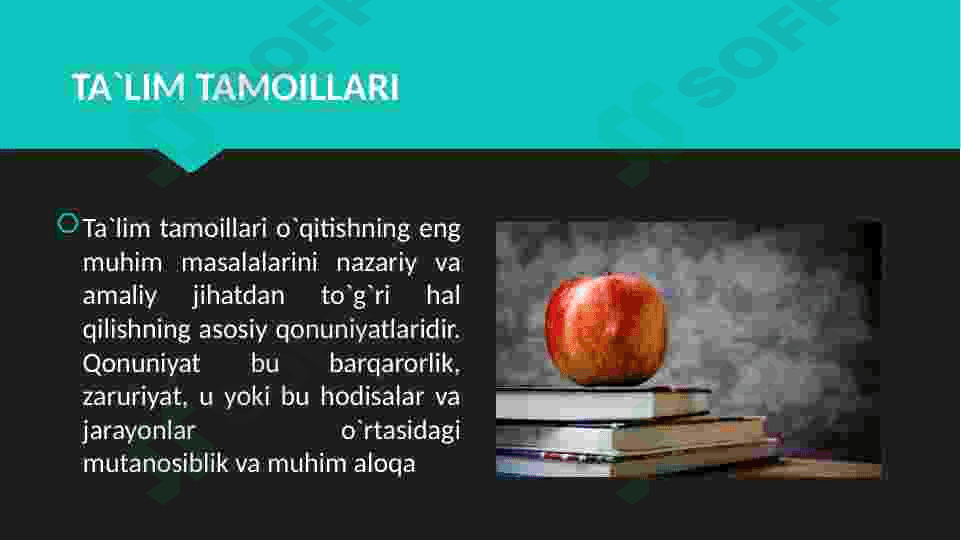 Ta'lim tamoyillari va qonuniyatlari 3