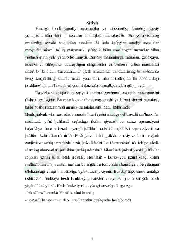 Algoritmlash va ma'lumotlar strukturasi 3