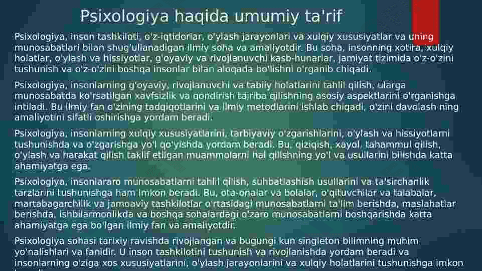 Psixika haqida umumiy tushuncha 3