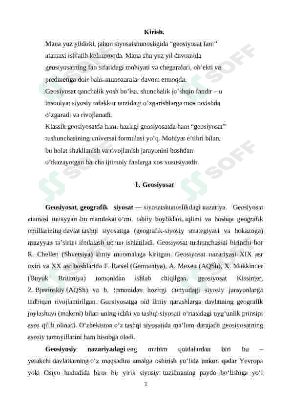 Jahon geosiyosatida siyosiy liderlik inisituti fan sifatida 3