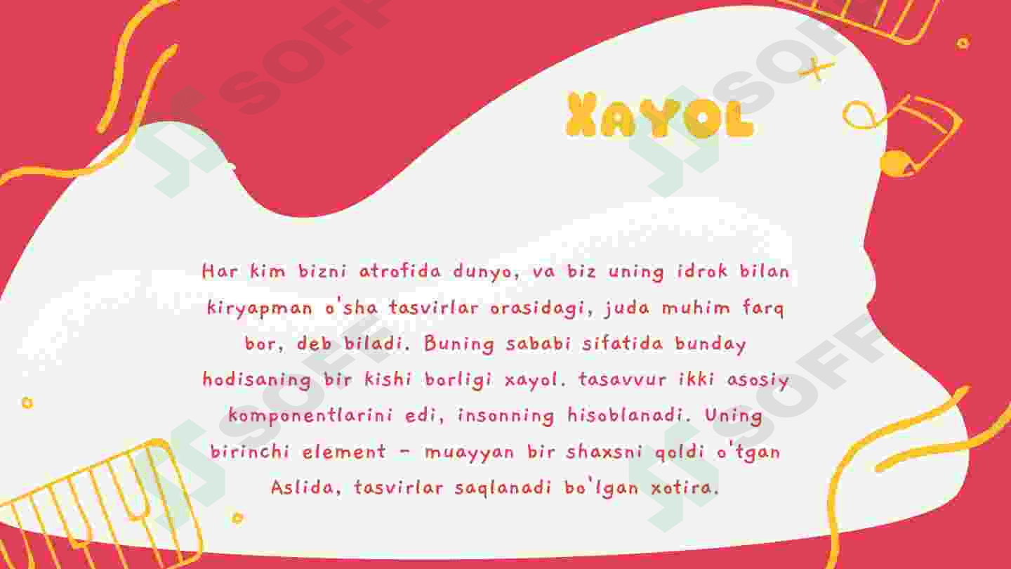 Xayol jarayonlari va xayol turlari 3