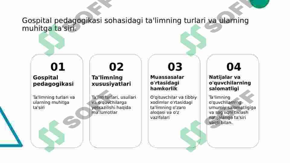 Gospital Pedagogikaning qo'llanish sohalari 3