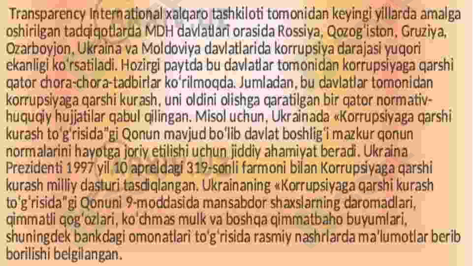 Korrupsiyaga qarshi birga kurashamiz. 3