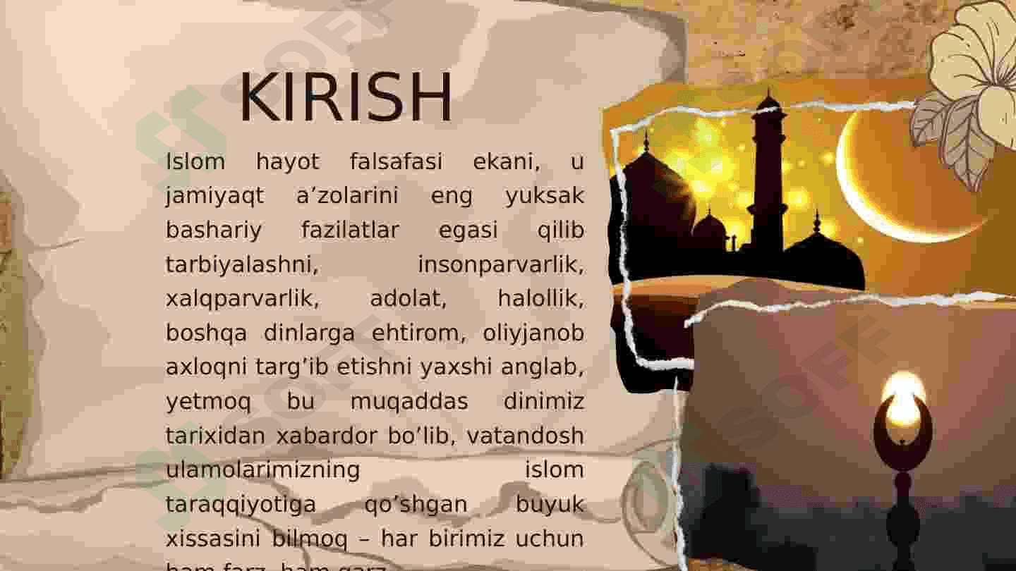 ISLOMDAGI YO’NALISHLAR, MAZHABLAR, OQIMLAR 3