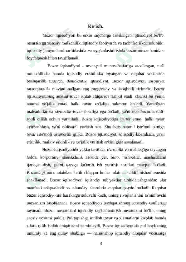 Bozor Iqtisodiyoti 3