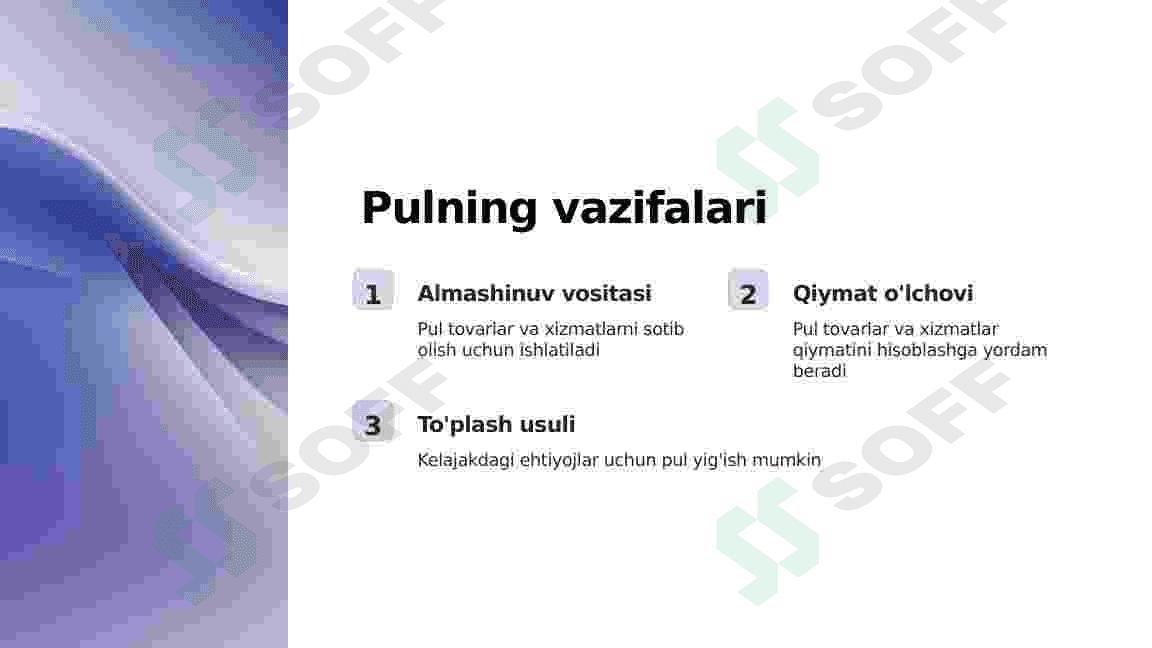 pul va uning qonuniyatlari 3