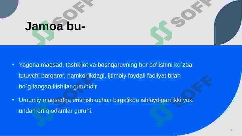Jamoada munosabatlarni yaratish 3