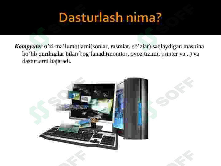 Avtomatik dasturlash 3