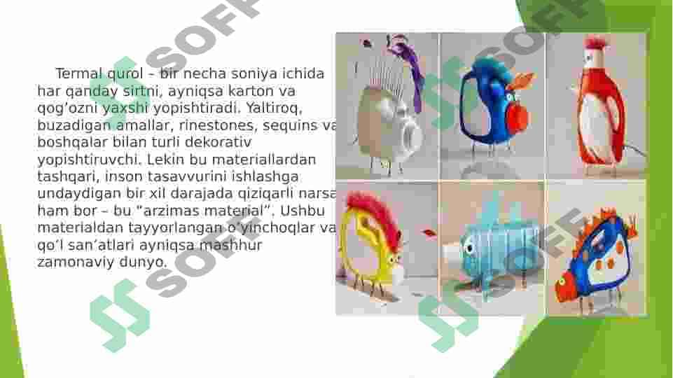Chiqindi materiallardan buyumlar yasash 3