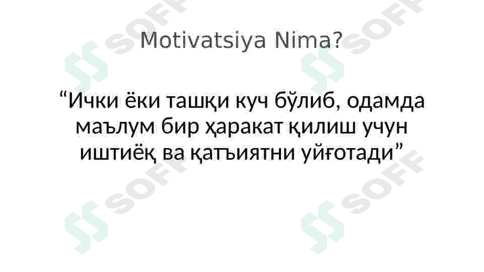 Motivatsiya 3