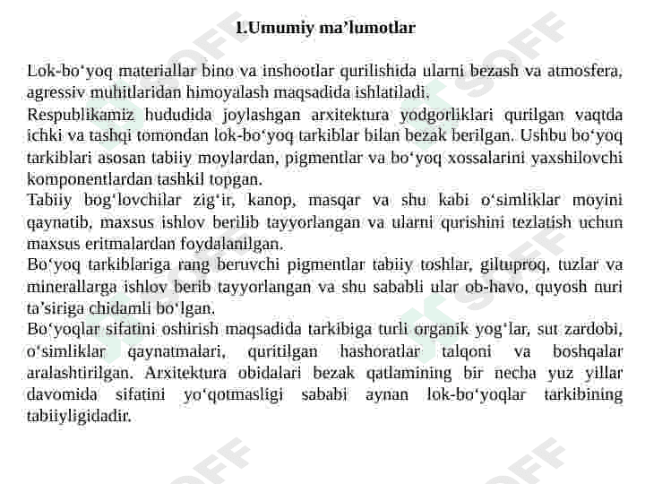 Lok-bo`yoq materiallari 3