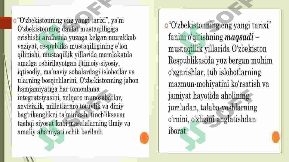 O'zbekistonning eng yangi tarixi 3