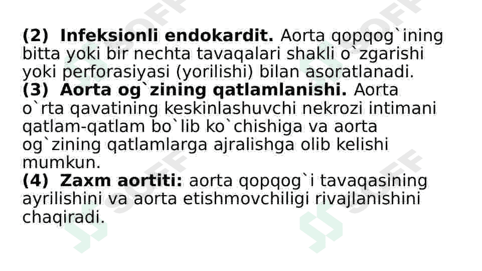 Aortal yurak nuqsonlarining etiologiyasi 3