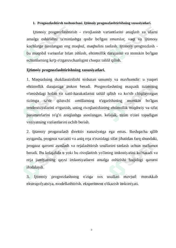 Ijtimoiy prognozlashtirishning muammolari 3