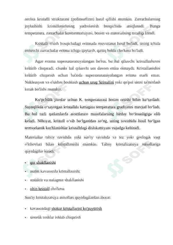 Kristallanish. Neftni ajratishning distillash usuli 3