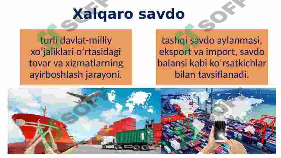 xalqaro savdo va uni boshqarish 3
