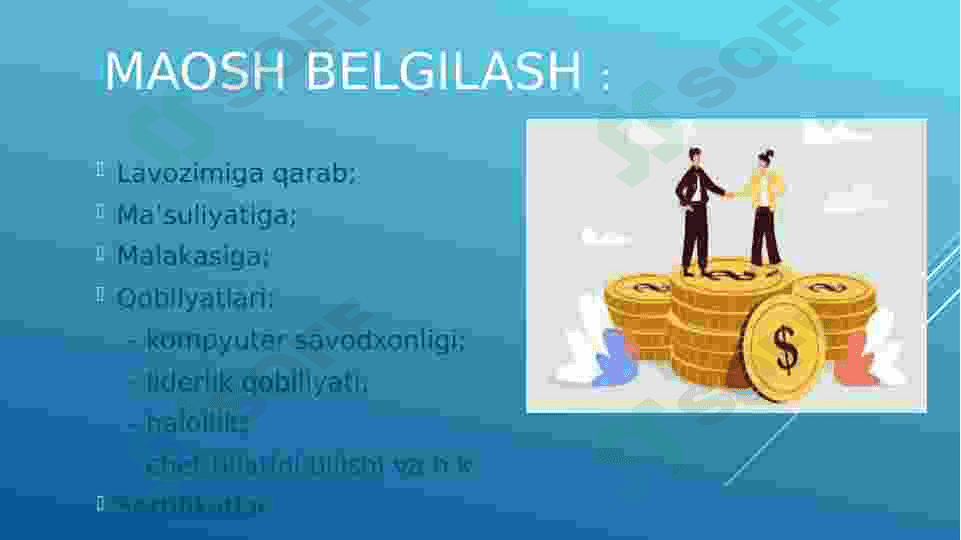 Maosh va imtiyozlar 3