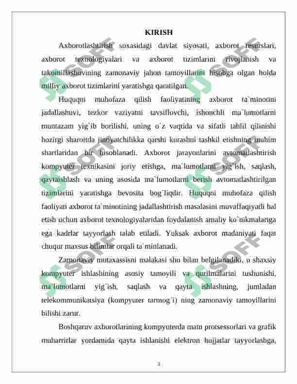 O'zbekiston Respublikasida ma'lumotlarni himoyalashning meyoriy-huquqiy va qonunchilik asoslari 3