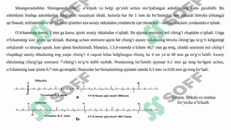 Mashinasozlikda zamonaviy o‘lchov vositalari. 3