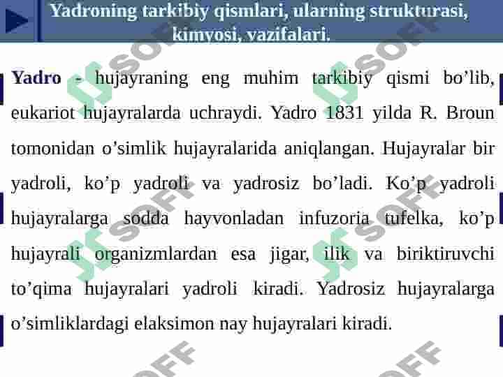 YADRO TUZULISHI 3