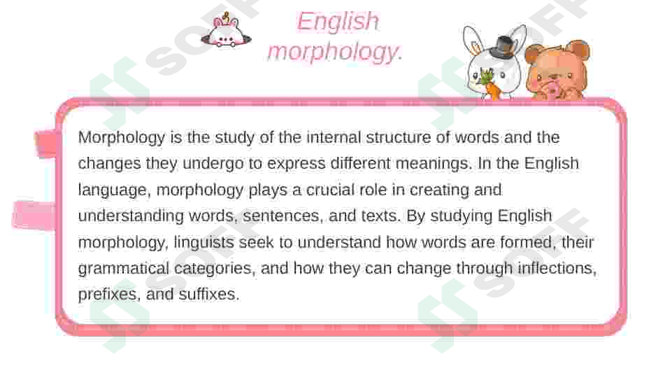 English morphology.  Grammatical categories of English.  Scientific works. 3