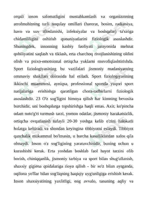 Sport fiziologiyasi 3
