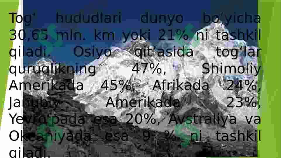 Tog’ va tog’ oldi tuproqlari 3