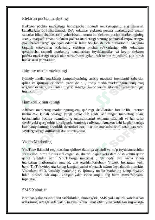 Raqamli marketing rivojlanishi 3
